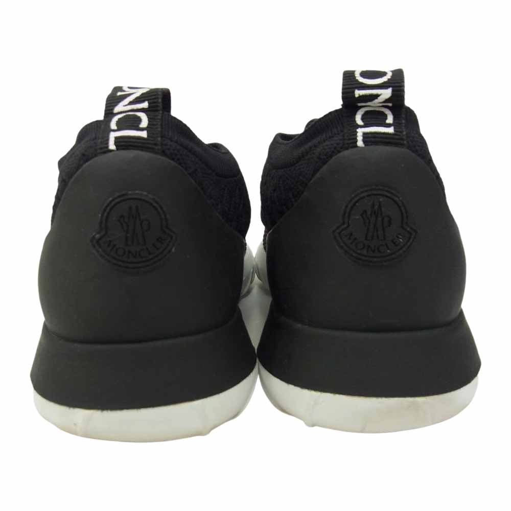 MONCLER モンクレール EMILIEN KNIT ロゴ ローカット スニーカー ブラック系 41【中古】
