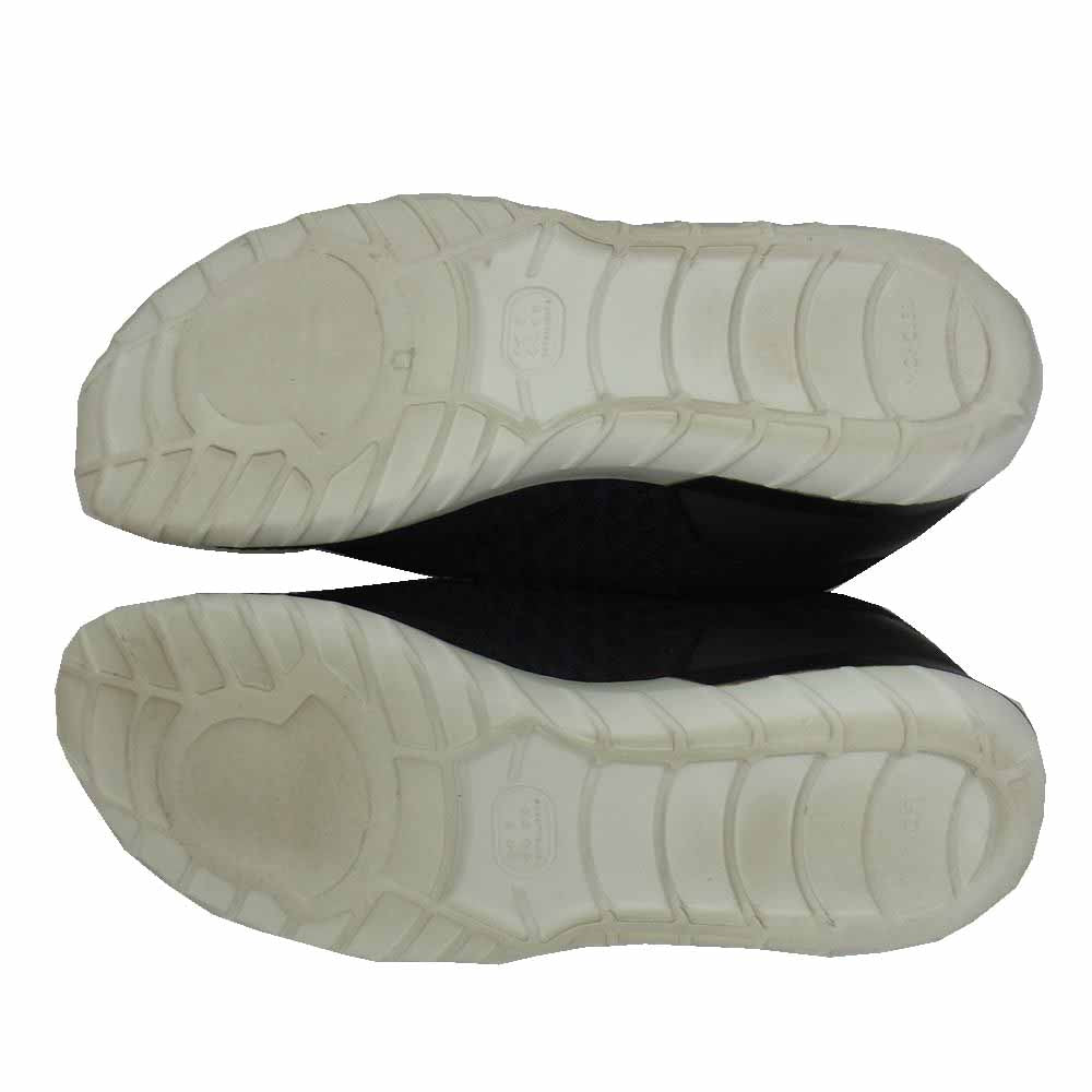 MONCLER モンクレール EMILIEN KNIT ロゴ ローカット スニーカー ブラック系 41【中古】