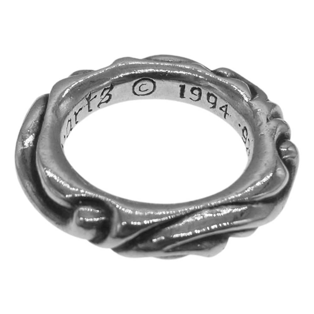 CHROME HEARTS クロムハーツ（原本無） SCRL BAND スクロール バンド リング シルバー系【中古】