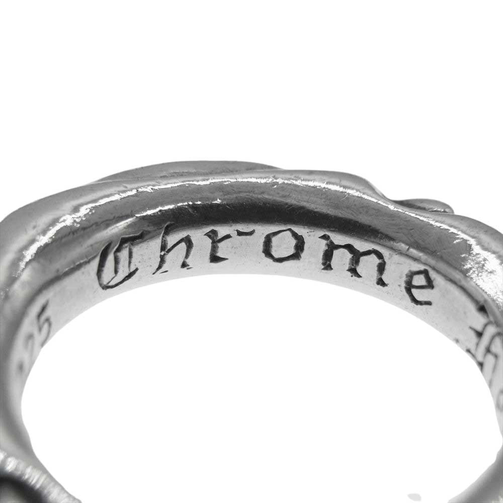 CHROME HEARTS クロムハーツ（原本無） SCRL BAND スクロール バンド リング シルバー系【中古】