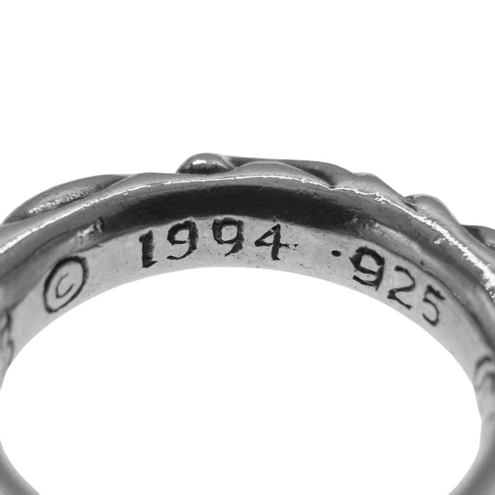 CHROME HEARTS クロムハーツ（原本無） SCRL BAND スクロール バンド リング シルバー系【中古】