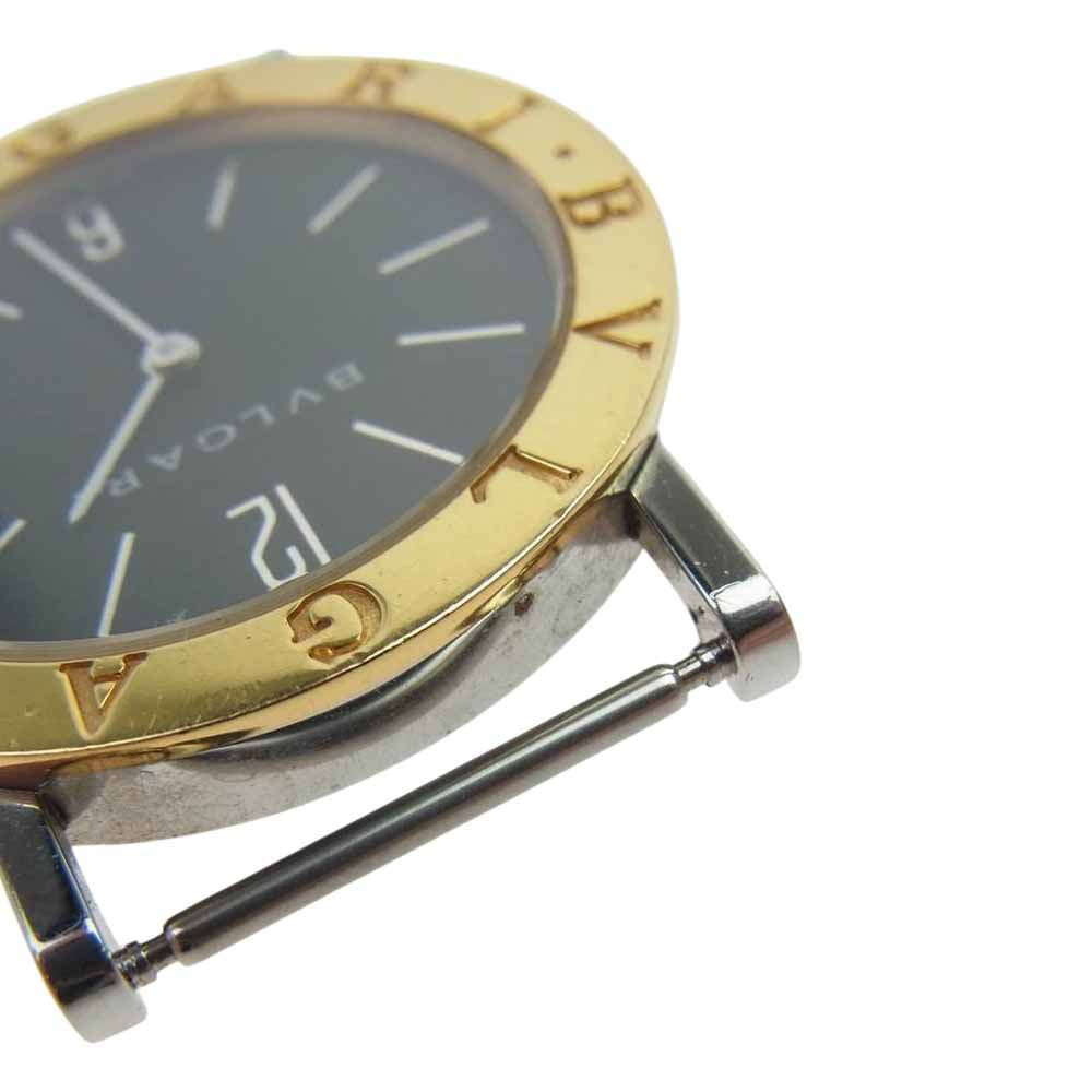 BVLGARI ブルガリ BB33SGL ブルガリブルガリ クォーツ デイト リストウォッチ 社外ベルト シルバー系 ゴールド系【中古】