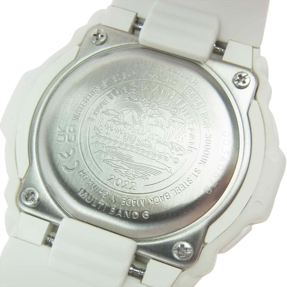 G-SHOCK ジーショック BABY-G ベビージー アイサーチ・ジャパン BGR-3000UK-7JR Love The Sea And The Earth ホワイト系【新古品】【未使用】【中古】