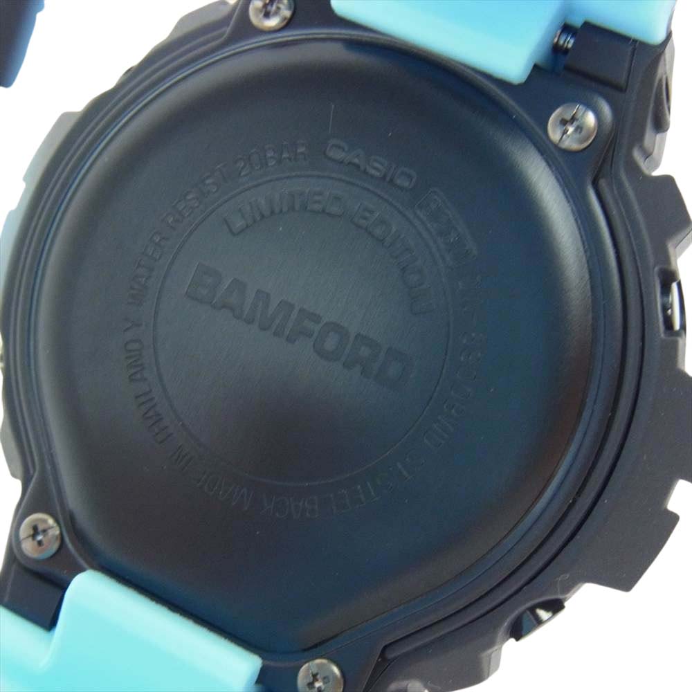 G-SHOCK ジーショック BAMFORD バンフォード DW-6900BWD-1ER ブラック系 ライトブルー系【新古品】【未使用】【中古】