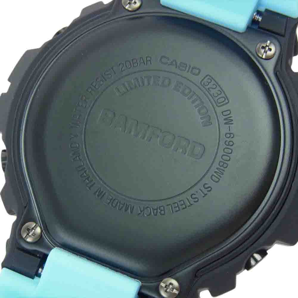 G-SHOCK ジーショック BAMFORD バンフォード DW-6900BWD-1ER ブラック系 ライトブルー系【新古品】【未使用】【中古】