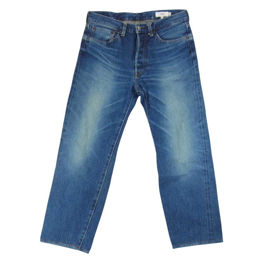 HYKE ハイク CLASSIC STRAIGHT クラシックストレート デニムパンツ インディゴブルー系 30【中古】