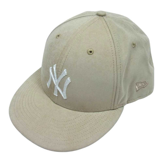 NEW ERA ニューエラ RN11493 x Aime Leon Dore LP 59Fifty Cap NewYork Yankees Chain Stitch Beige 7 5/8 エイメ レオン ドレ ニューヨーク ヤンキース チェーン ステッチ キャップ ベージュ ベージュ系 7 5/8【極上美品】【中古】