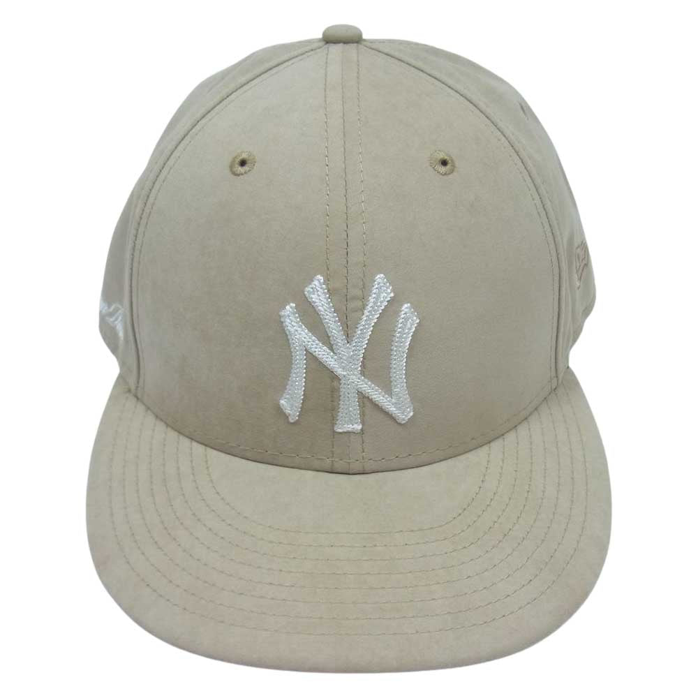 NEW ERA ニューエラ RN11493 x Aime Leon Dore LP 59Fifty Cap NewYork Yankees Chain Stitch Beige 7 5/8 エイメ レオン ドレ ニューヨーク ヤンキース チェーン ステッチ キャップ ベージュ ベージュ系 7 5/8【極上美品】【中古】