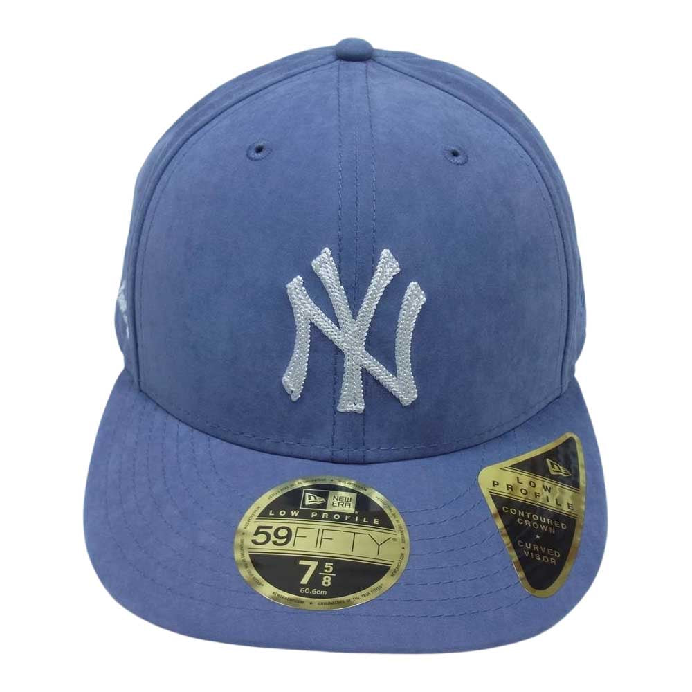 NEW ERA ニューエラ RN11493 x Aime Leon Dore Brushed Nylon Yankees エメ レオン ドレ ブラッシュド ナイロン ヤンキース キャップ ブルー パープル系 7 5/8【極上美品】【中古】