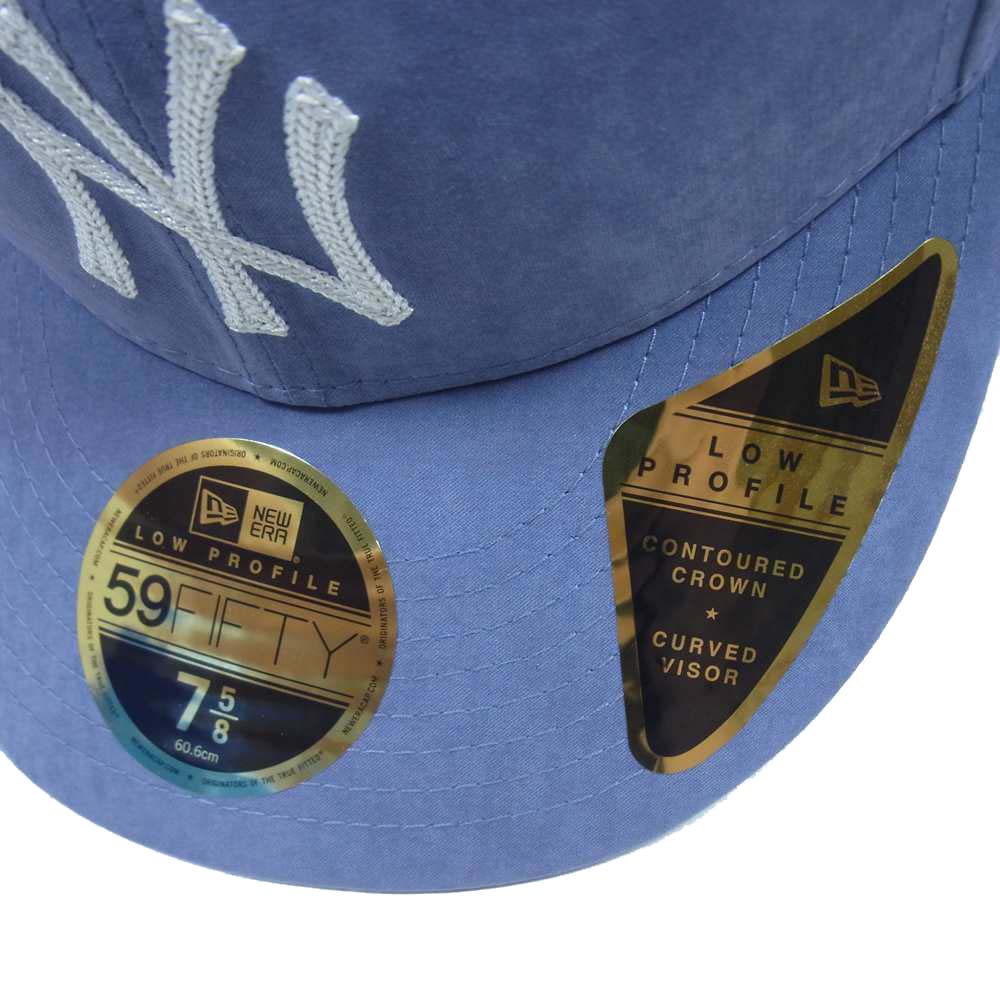 NEW ERA ニューエラ RN11493 x Aime Leon Dore Brushed Nylon Yankees エメ レオン ドレ ブラッシュド ナイロン ヤンキース キャップ ブルー パープル系 7 5/8【極上美品】【中古】