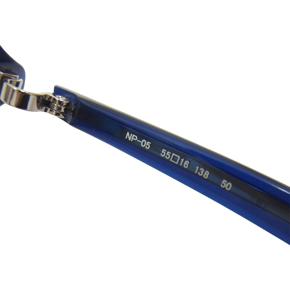 フォーナインズ NP-05 眼鏡 メガネ 度入り ダークネイビー系【中古】