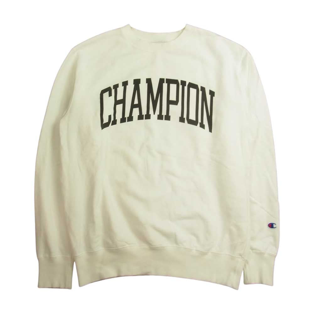 Champion チャンピオン  C3-S012 Crew Swea CAMPUS クルー スウェット キャンパス スウェット ホワイト系 M【中古】