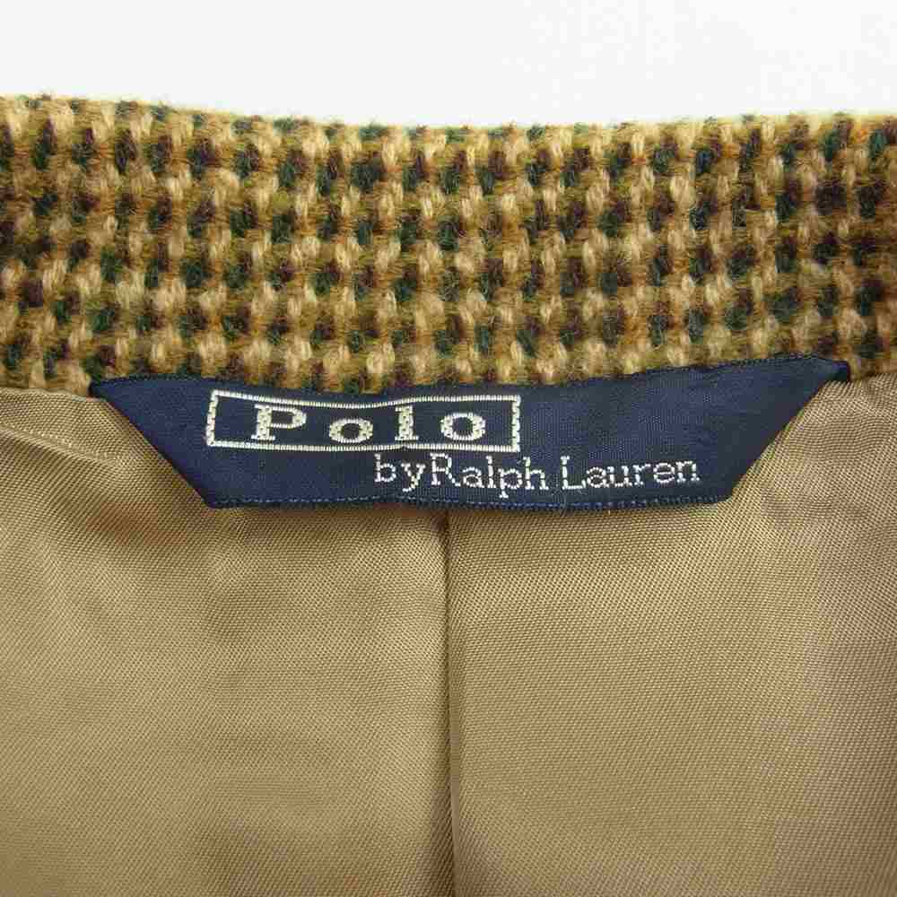 RALPH LAUREN ラルフローレン ウール テーラード ジャケット ブラウン系 C90-W78-T165【中古】