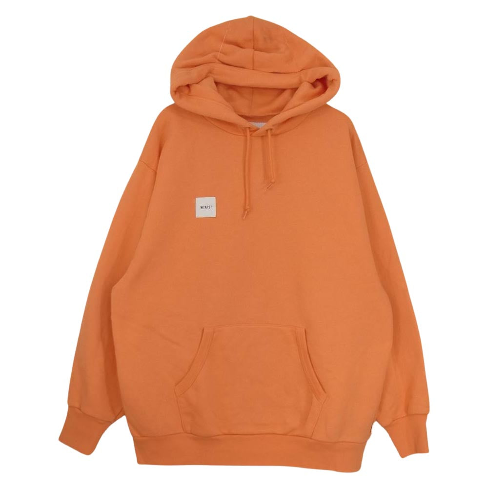 WTAPS ダブルタップス 20SS 201ATDT-CSM21 HOME BASE HOODED SWEATSHIRT ホーム ベース フーディッド スウェット オレンジ オレンジ系【中古】