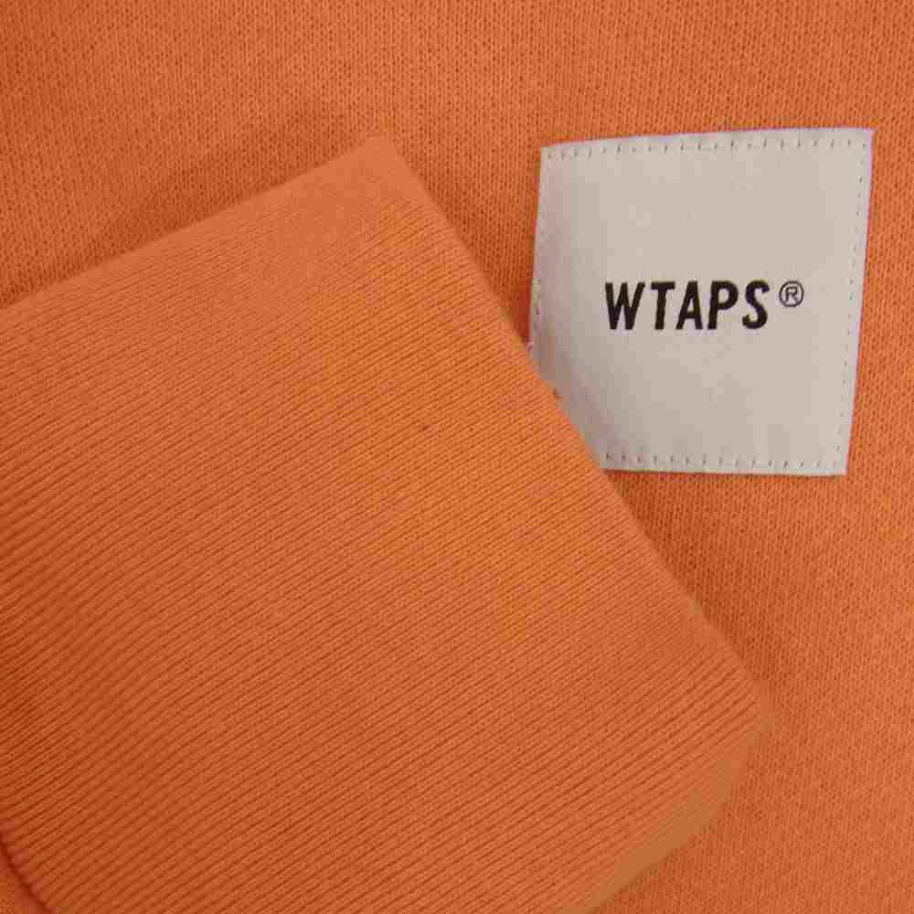 WTAPS ダブルタップス 20SS 201ATDT-CSM21 HOME BASE HOODED SWEATSHIRT ホーム ベース フーディッド スウェット オレンジ オレンジ系【中古】