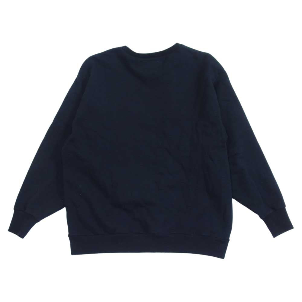 WTAPS ダブルタップス 20SS 201ATDT-CSM17 DAWN.DESIGN CREW NECK SWEATSHIRT ロゴ プリント クルーネック スウェット ブラック系 X 03【中古】