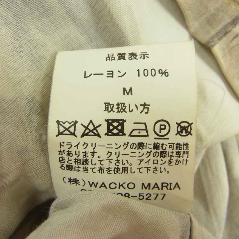 WACKO MARIA ワコマリア 21SS HAWAIIAN SHIRT ハワイアン シャツ