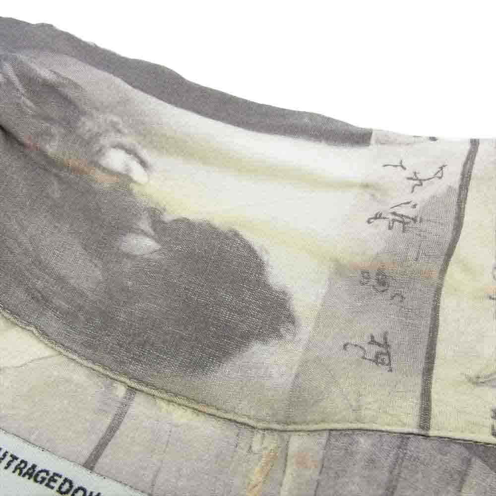 WACKO MARIA ワコマリア 21SS HAWAIIAN SHIRT ハワイアン シャツ レーヨン 緊縛柄 半袖 シャツ グレー系 M【中古】