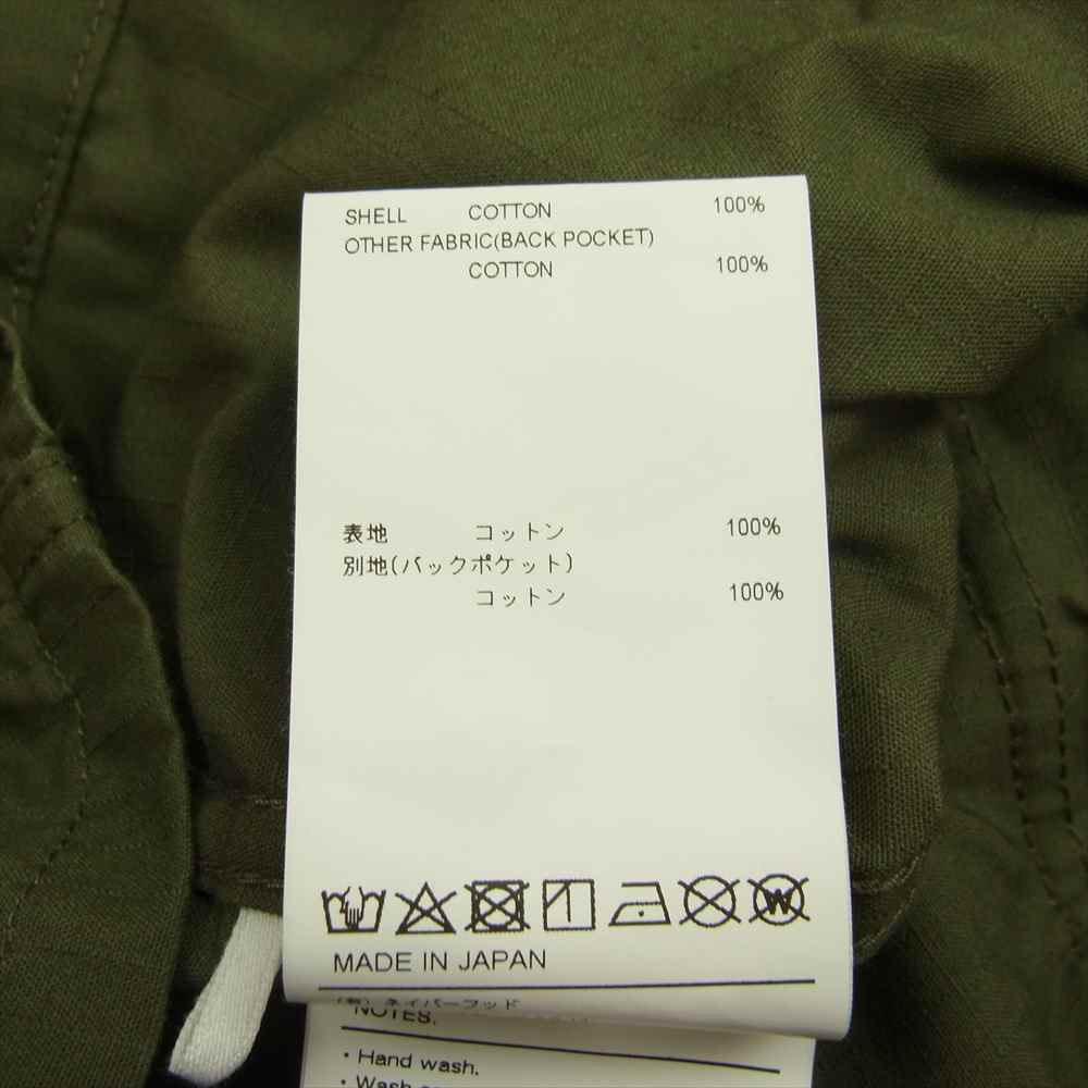 WTAPS ダブルタップス 21AW 212BRDT-SHM03 MODULAR LS COTTON RIPSTOP カモ 再構築 モジュラー コットン リップストップ 長袖 シャツ ジャケット  カーキ系 1【中古】