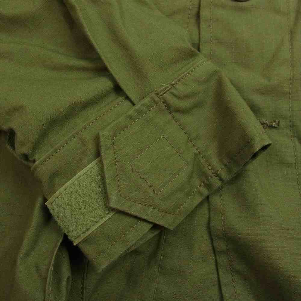 WTAPS ダブルタップス 21AW 212BRDT-SHM03 MODULAR LS COTTON RIPSTOP カモ 再構築 モジュラー コットン リップストップ 長袖 シャツ ジャケット  カーキ系 1【中古】