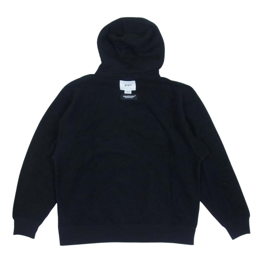 WTAPS ダブルタップス 21AW 212ATUCD-CSM02S × UNDERCOVER アンダーカバー GIG HOODED フーディッド パーカー ブラック系 X 02【中古】