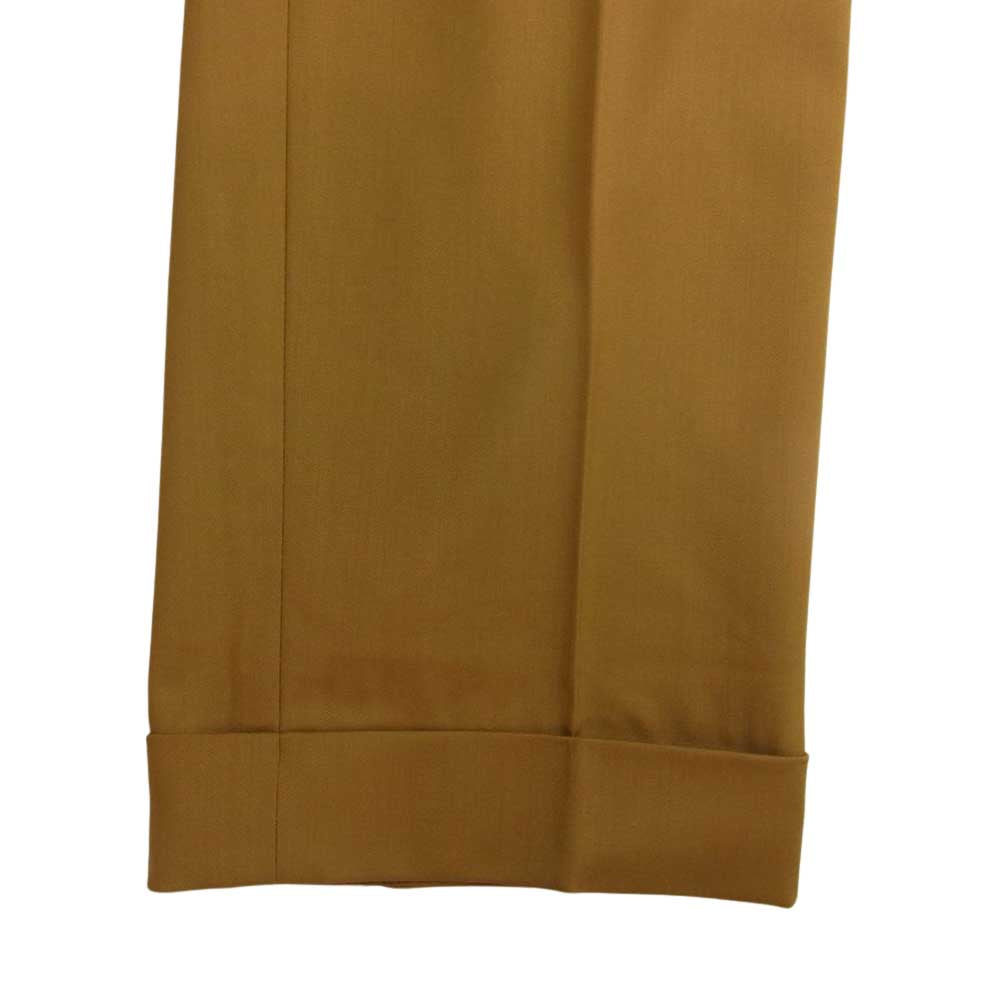 カルーゾ C718CZ HOUDINI イタリア製 ウール センタープレス テーパード スラックス パンツ ブラウン ブラウン系 46-7R【中古】