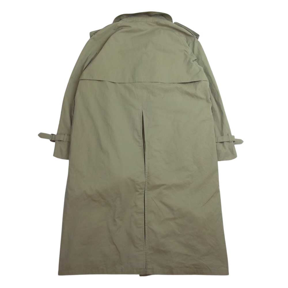 Aquascutum アクアスキュータム 英国製 旧タグ 裏地チェック トレンチコート カーキ系【中古】