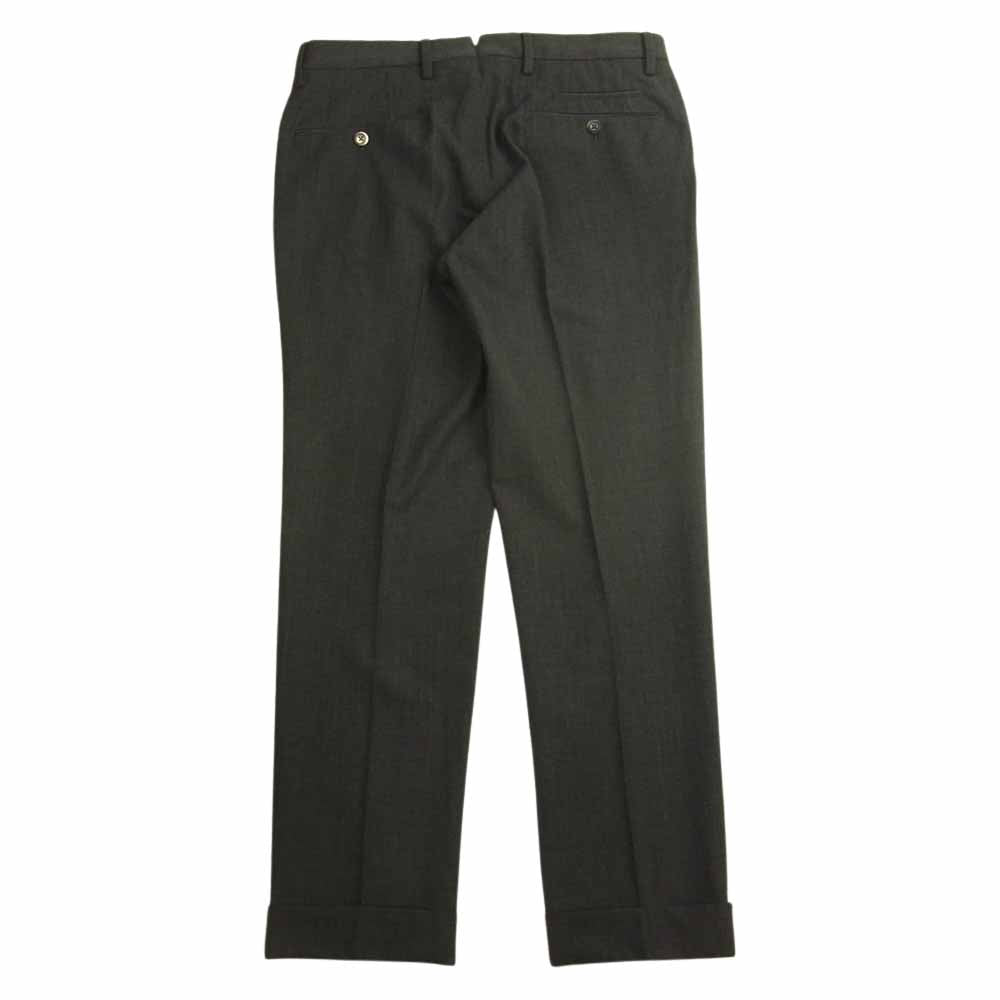 ピーティーゼロウーノ COFSWT P036 EVO FIT STRETCH ウィンタートラベラー センタープレス テーパード スラックス パンツ グレー系 46【中古】