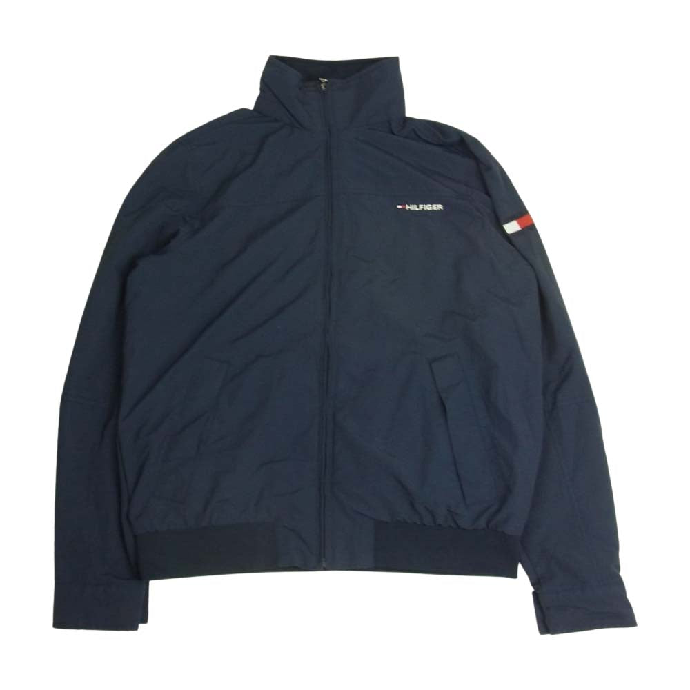 TOMMY HILFIGER トミーヒルフィガー Nylon jacket ナイロン ジャケット ネイビー系 S【中古】