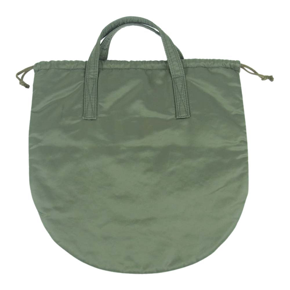 PORTER ポーター RAF HELMET BAG 巾着 ヘルメット トート バッグ グレイッシュカーキ系【中古】