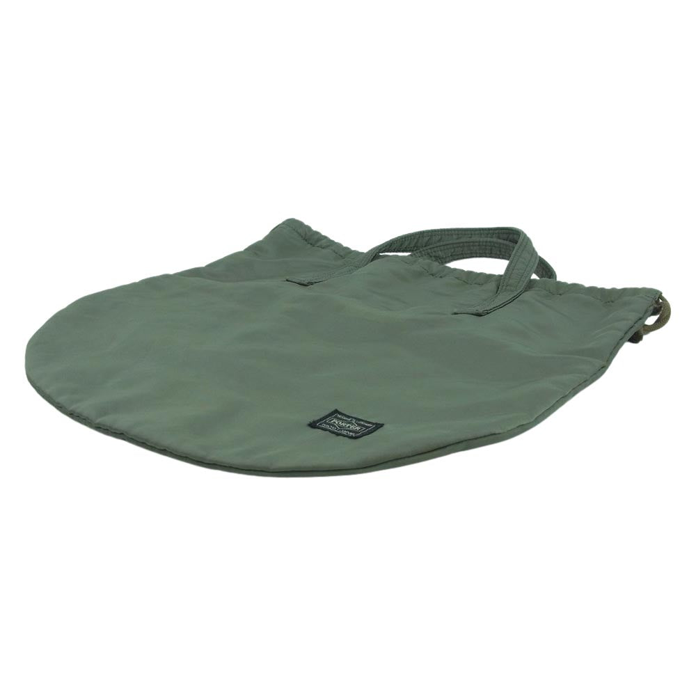 PORTER ポーター RAF HELMET BAG 巾着 ヘルメット トート バッグ グレイッシュカーキ系【中古】