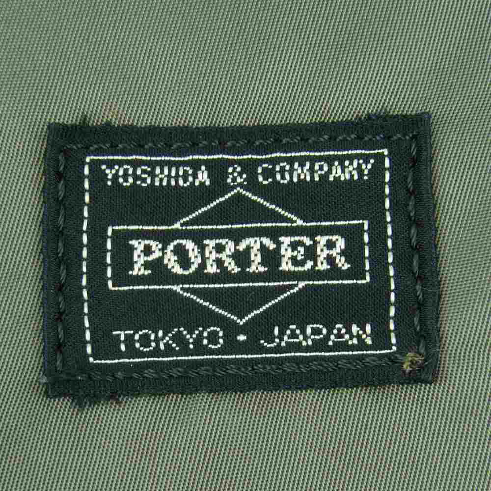 PORTER ポーター RAF HELMET BAG 巾着 ヘルメット トート バッグ グレイッシュカーキ系【中古】