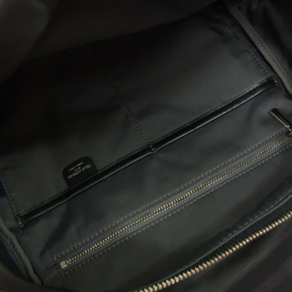 PELLE MORBIDA ペッレモルビダ PMO-ON102 ONDA オンダ LIMONTA社 リモンタ ナイロン バックパック ブラック系 グレー系【新古品】【未使用】【中古】