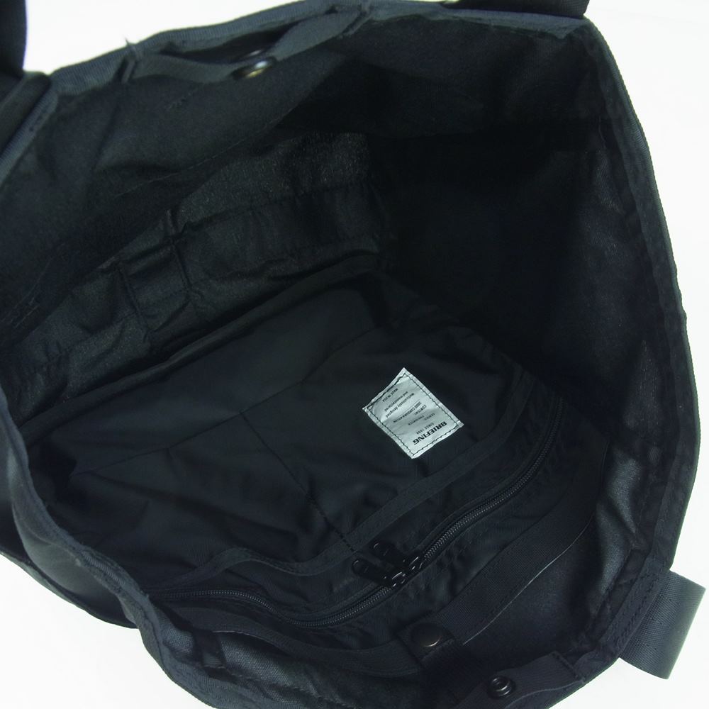 BRIEFING ブリーフィング REIGHTER BUCKET バケット トート バッグ アメリカ製 ブラック系【新古品】【未使用】【中古】