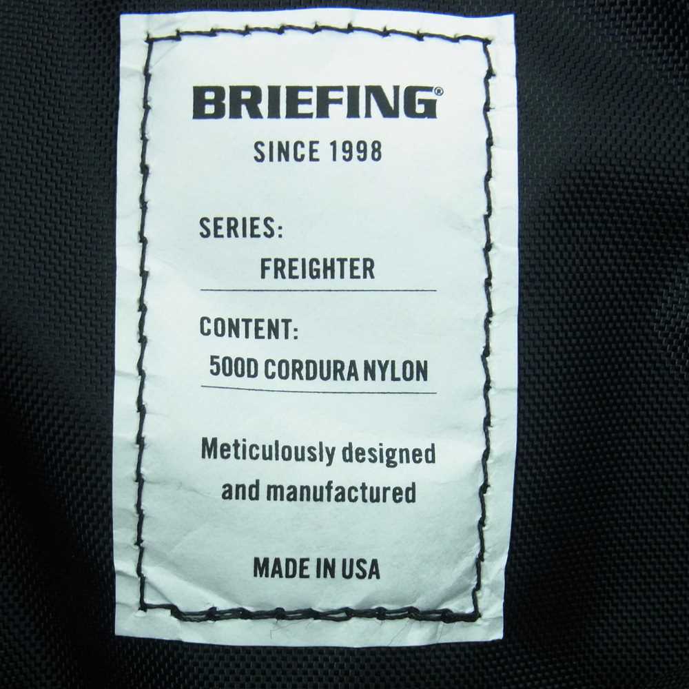 BRIEFING ブリーフィング REIGHTER BUCKET バケット トート バッグ アメリカ製 ブラック系【新古品】【未使用】【中古】