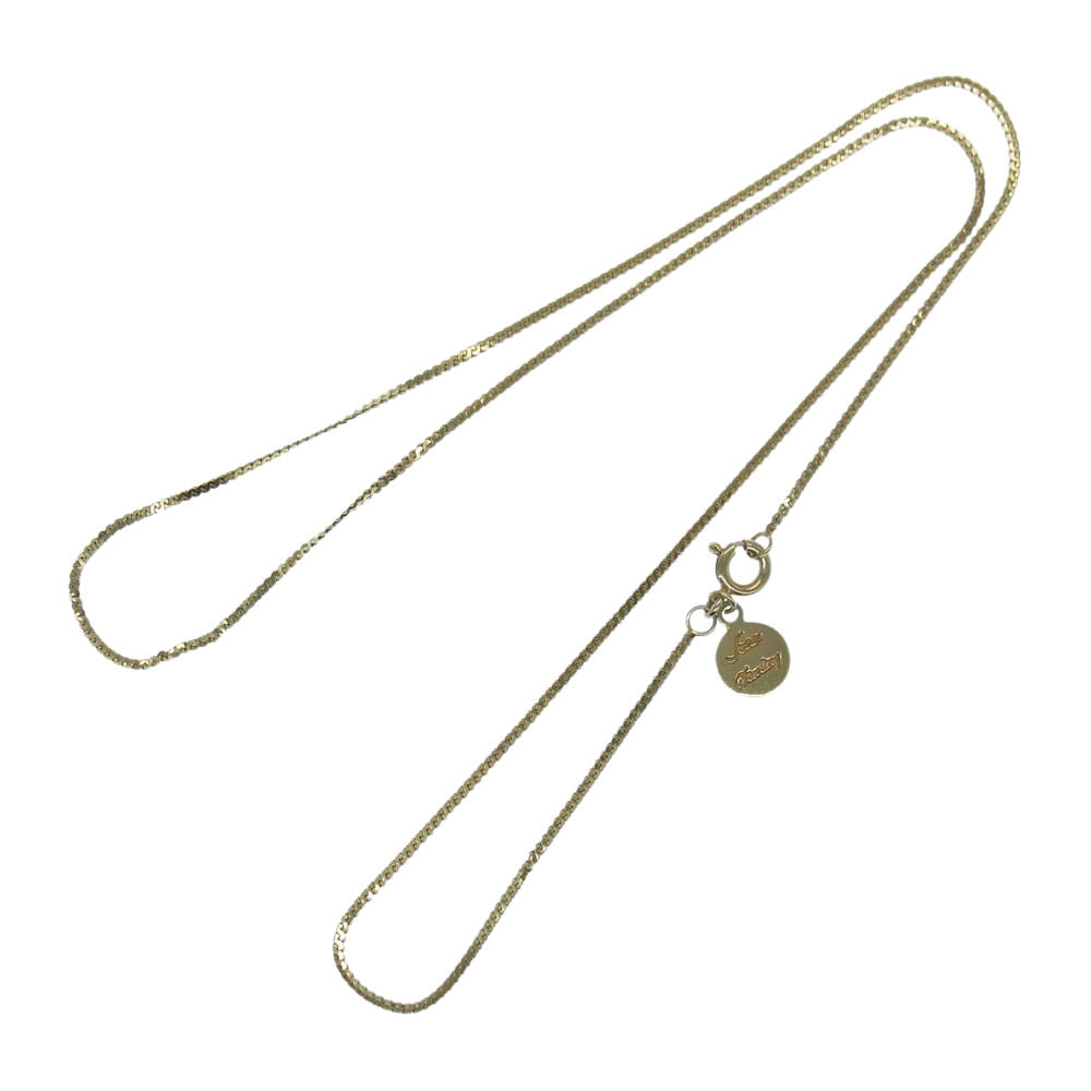 SAAD サード Sana サナ CHNSA-7-GPL ゴールドプレーティング シルバー925 フラットスネークチェーン ネックレス ゴールド系【中古】