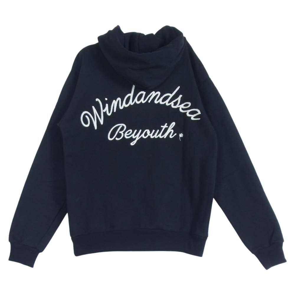 WIND AND SEA ウィンダンシー WDS-BYT-RS-04 WIND AND BEYOUTH HOODIE フーディー パーカー ブラック  ブラック系 S【中古】