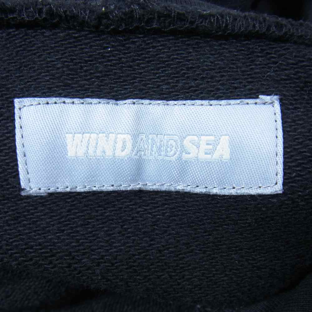 WIND AND SEA ウィンダンシー WDS-BYT-RS-04 WIND AND BEYOUTH HOODIE フーディー パーカー ブラック  ブラック系 S【中古】
