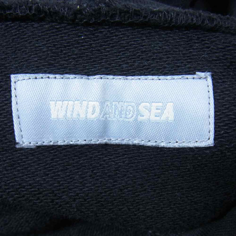 WIND AND SEA ウィンダンシー WDS-BYT-RS-04 WIND AND BEYOUTH HOODIE フーディー パーカー ブラック  ブラック系 S【中古】