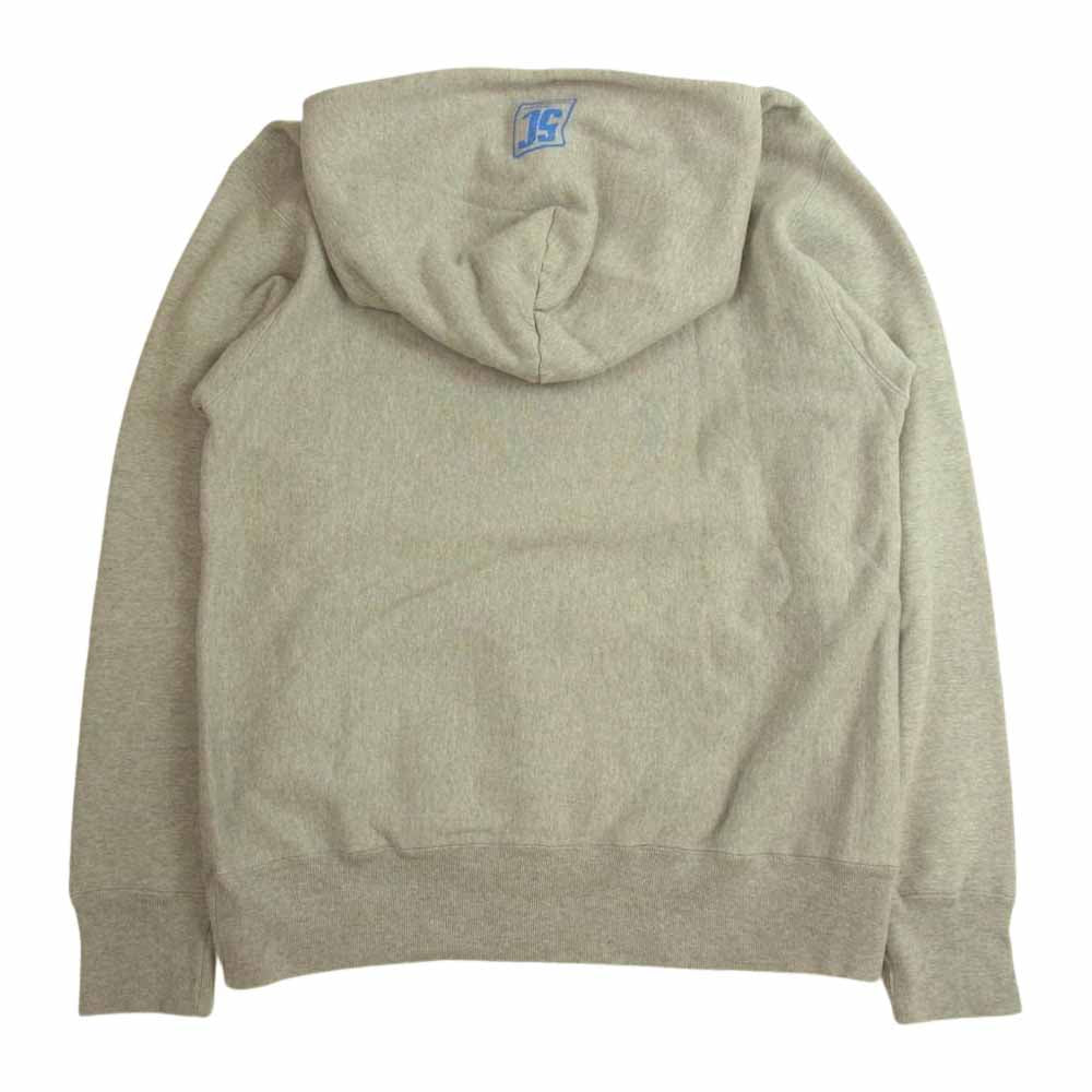 サブカルチャー SURFER HOODIE プリント プルオーバー パーカー フーディー グレー系 1【中古】