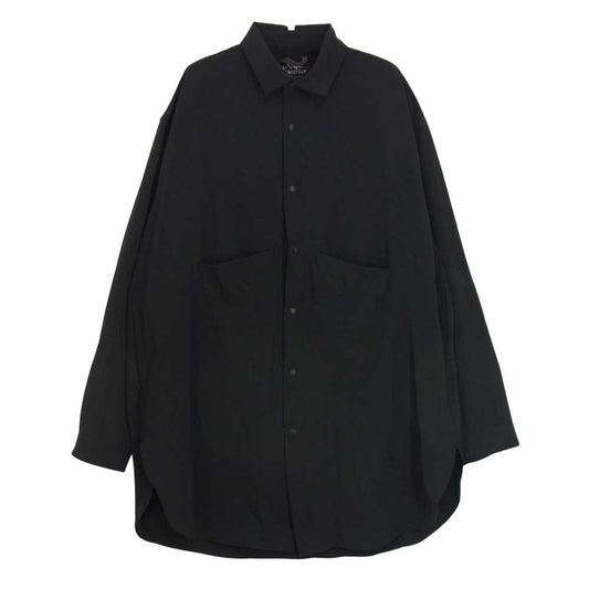 MANASTASH マナスタッシュ ナイロン 長袖 シャツ ブラック系 L【中古】