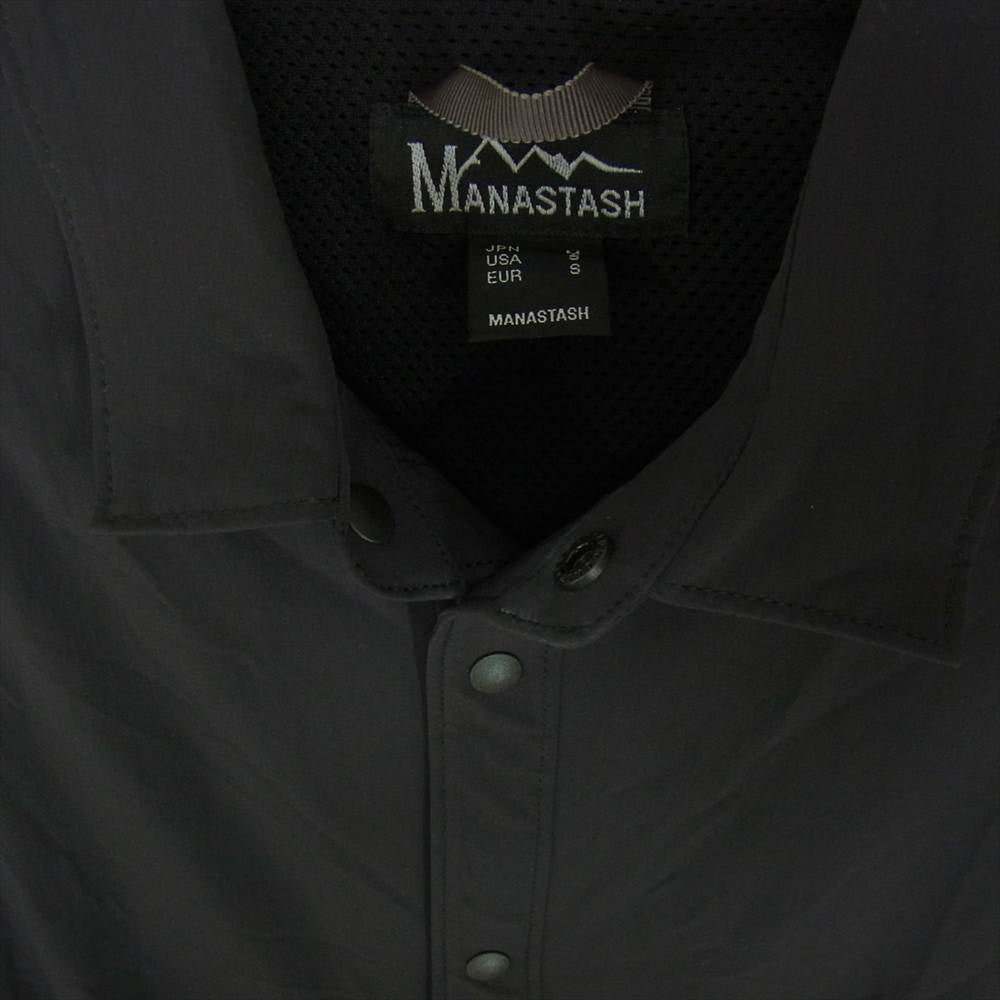 MANASTASH マナスタッシュ ナイロン 長袖 シャツ ブラック系 L【中古】