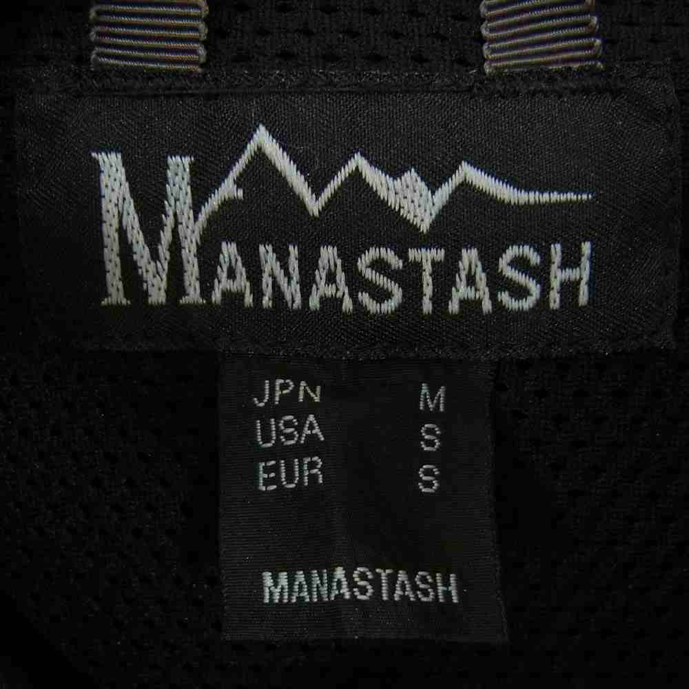 MANASTASH マナスタッシュ ナイロン 長袖 シャツ ブラック系 L【中古】