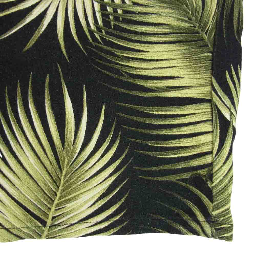 schott ショット リーフ 総柄 コットン ショーツ ハーフ パンツ グリーン系 30【中古】