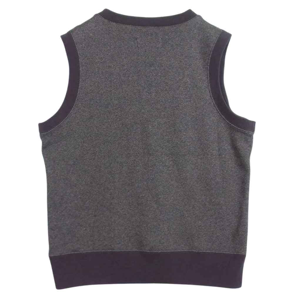 トロフィークロージング 裏地フリース ニット リブ ベスト ブラウン系 40【中古】