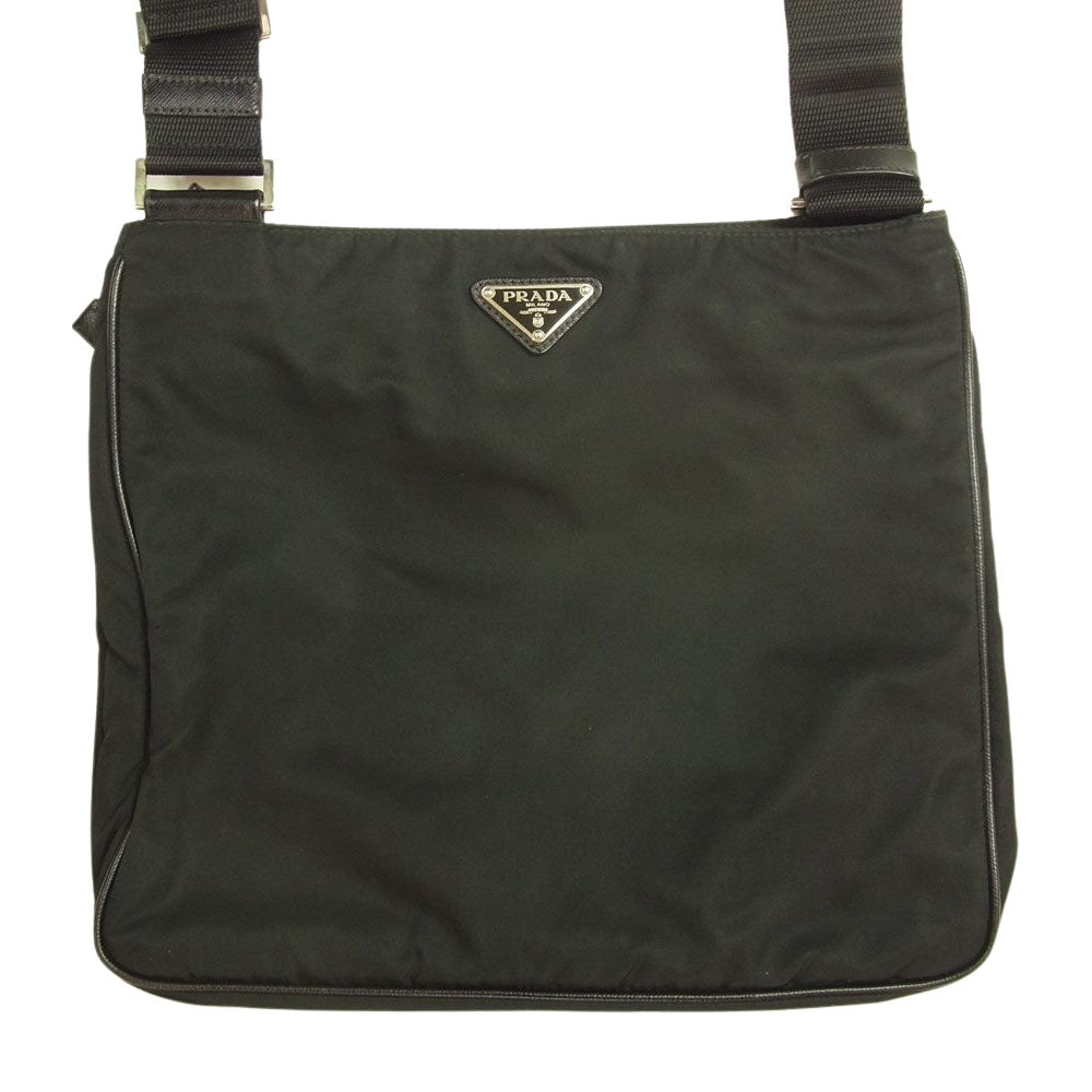 PRADA プラダ VA0251 ナイロン ショルダー バッグ ブラック系【中古】