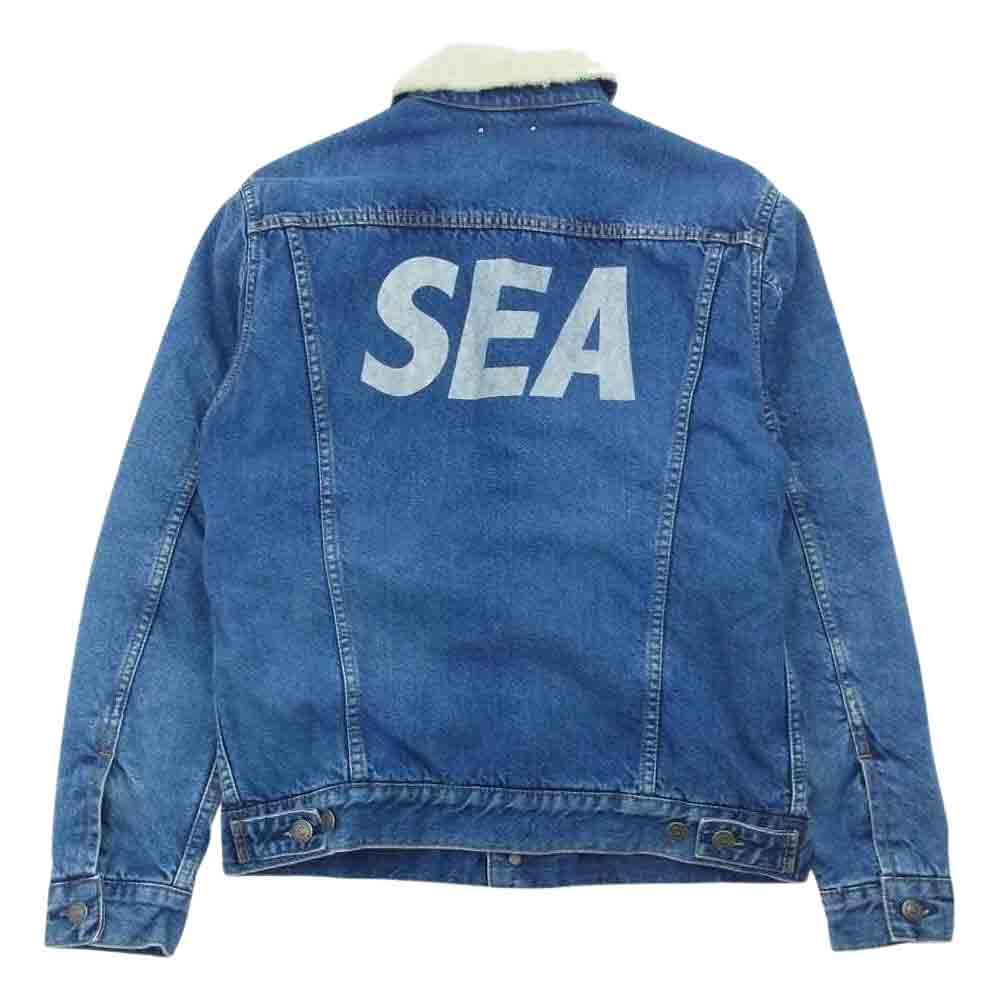 MINEDENIM×WIND AND SEA プリント ボア デニム ジャケット 【公式通販】