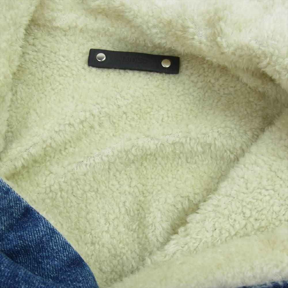 MINEDENIM マインデニム × WIND AND SEA ウィンダンシー 20AW 20MND-WAS001-85-012 DENIM BOA GJKT バックロゴ デニム ボア ジャケット ブルー系 1【美品】【中古】