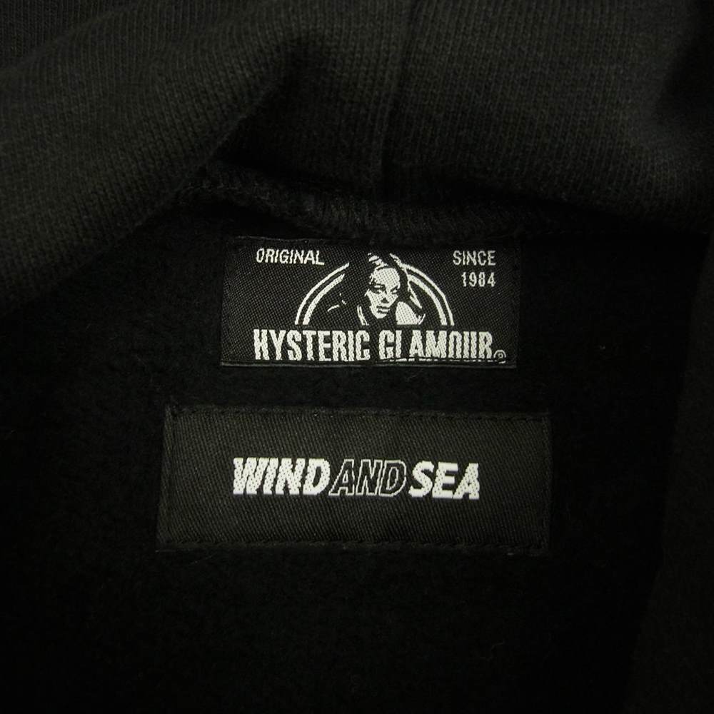 HYSTERIC GLAMOUR × WIND  AND SEA HOODIE