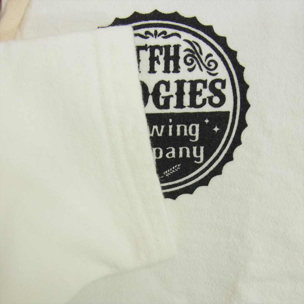 THE FLAT HEAD ザフラットヘッド GOOGIES スウェット ジップ パーカー ホワイト系 38【中古】
